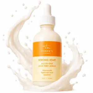 All-in-One Glow Serum for Face – Hydrating Milky Serum with Niacinamide & Hyaluronic Acid for Dewy, Plump, Glowing Skin – 2 oz