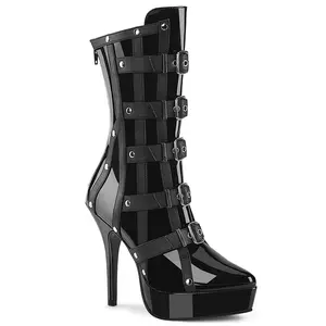 Women's Leather Decor Platform Boots - Stylish, Comfortable Women's Footwear (Indulge-1038)