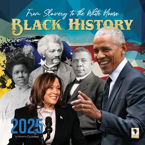 2025 Black History Wall Calendar - Perfect for Office Decor