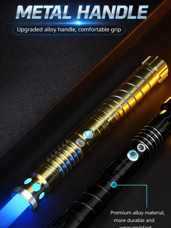 Interstellar Alloy Cool Real Lightsabers Metal Laser Sword with 16 Vibrant Colors, Vibrating Function for Immersive Play & Fun