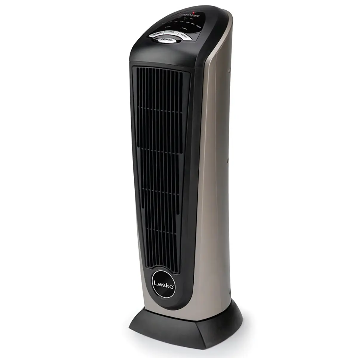 Lasko Gray Household Ceramic Heater - Almo Fulfillment Services B3091964, 1500W Power, Adjustable Temperature Thermostat