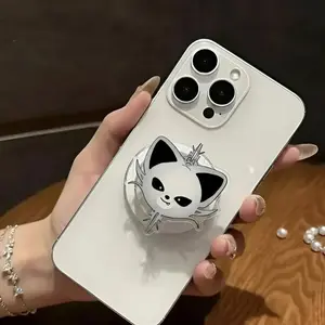 Evil S.K.Z.O.O KPOP Phone Grip Holder Stand,  Cute Character Magnetic Adhesive, Kawaii Kpop Phone Accessories, Wolfchan, Dwaekki , Leebit, , BbokAri
