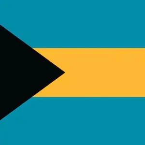 Custom Bahamas Flag Print Bonnet