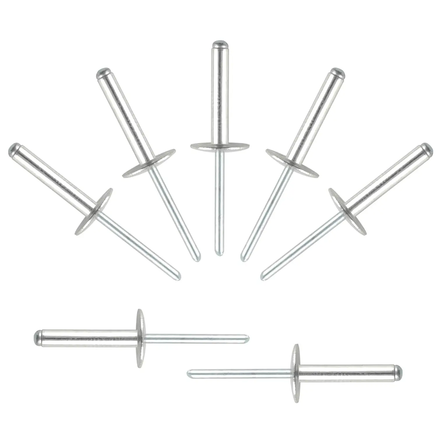 (80 pcs) 3/16 * 1" Large Flange Open End  Blind Rivets,4.8 * 25 Pop Blind Rivet