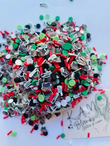 Spaghetti  Face Mix | POLYMER CLAY SLICES NON EDIBLE