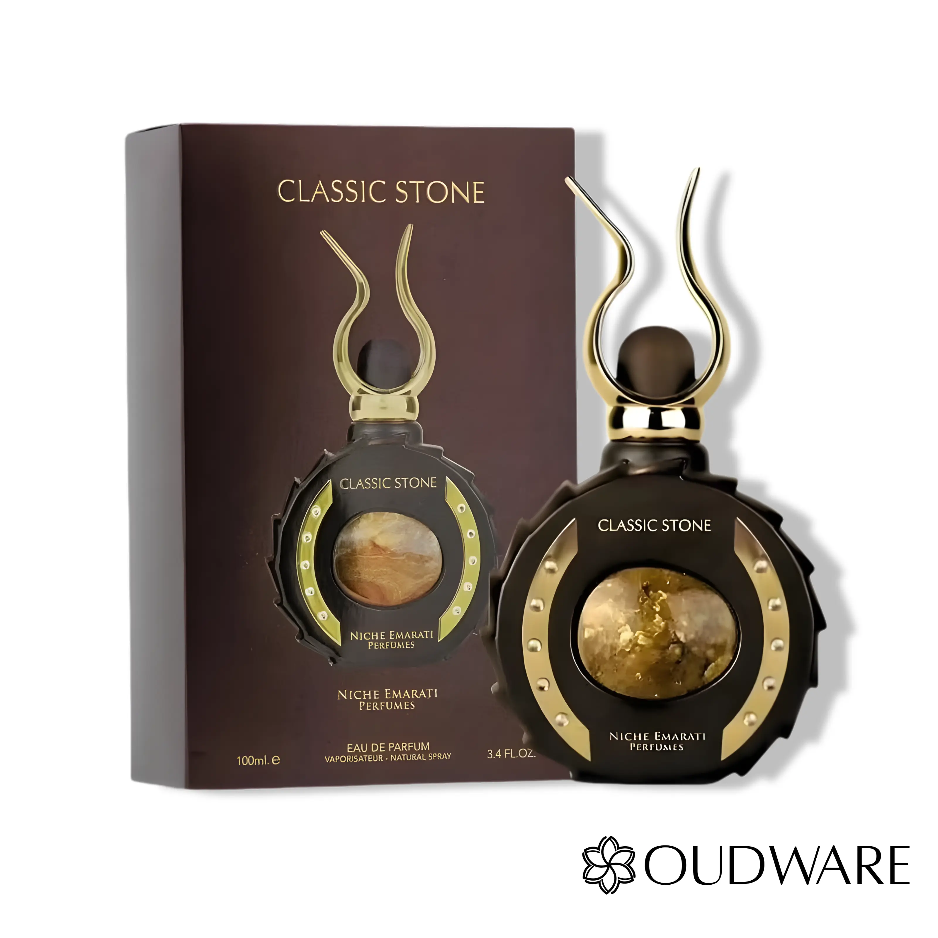 Lattafa Niche Emarati Classic Stone Eau De Parfum 100ml (3.4oz) - Long Lasting Genderless Fragrance