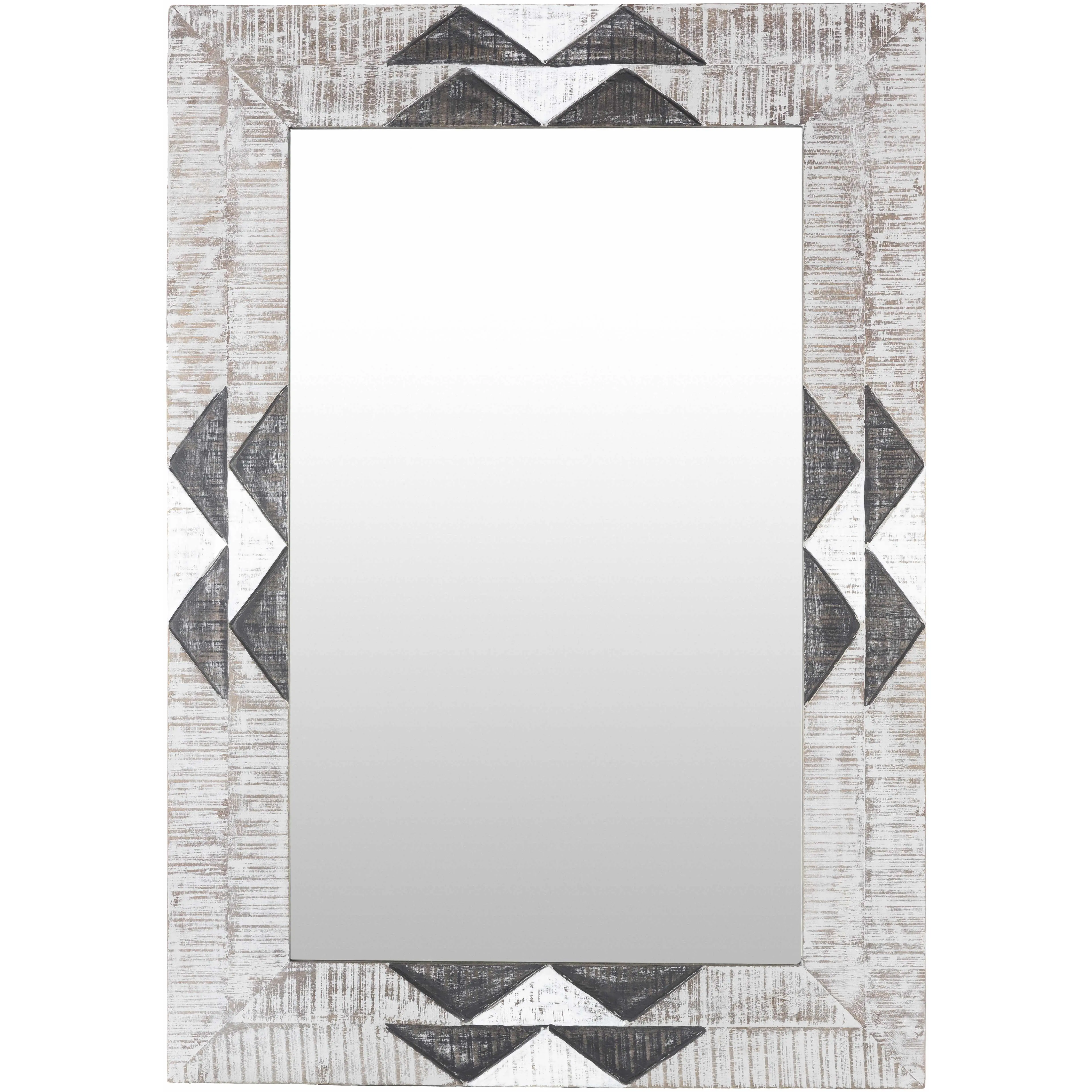 Tuckerton Traditional Wood Rectangle Wall Mounted Mirror, Home Decor, Clearance, Home Reflections