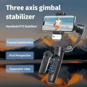 AI Phone Gimbal Stabilizer with Face Tracking & Fill Light"