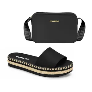 MOLECA Aura Step Platform Slides Minimal Luxe Comfort for Women Sleek Modern Design Walking Shoes
