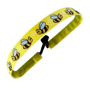 Bee Happy | Yellow, Black | 5/8 Inch