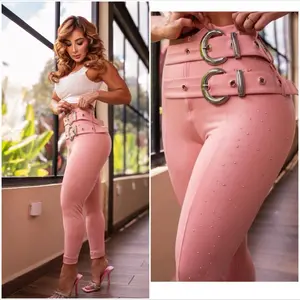 Leggins 2 hebillas brill lado rosa Leggins 2 hebillas brill lado rosa