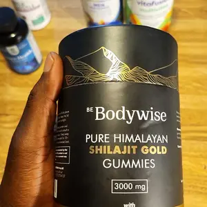 Product Review of Be Bodywise by Root Labs Pure Himalayan Shilajit Gummies | New Year New Me Edition | 3000 mg with KSM-66 Ashwagandha, Gokshura, Saffron, Black Musli | Fulvic Acid & 85+ Trace Minerals | No Added Sugar | Natural Strength, Focus & Stamina Support from D**e K**y