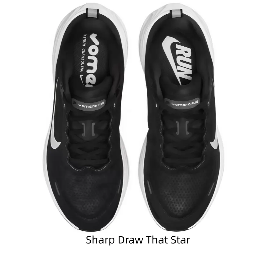 Lightweight Breathable Mesh Athletic Sneakers Layered White Midsole Stable Support Comfort Long Distance Walking Shoes