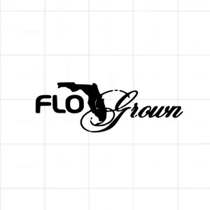 FloGrown Cursive Decal for Truck or Car - Florida-themed Design
