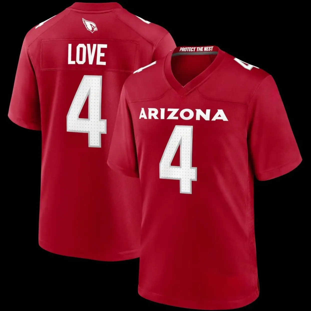 Unisex Football Love Arizona Alternate Draft First Round Pick No. 3 Team Game Jersey - Cardinal
