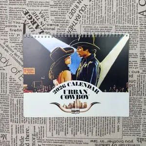 Urban Cowboy Inspired 2026 Calendar, Western Country Theme Calendar, Vintage Cowboy Fans Gift, New Year Planner, Holiday Gift Ideas