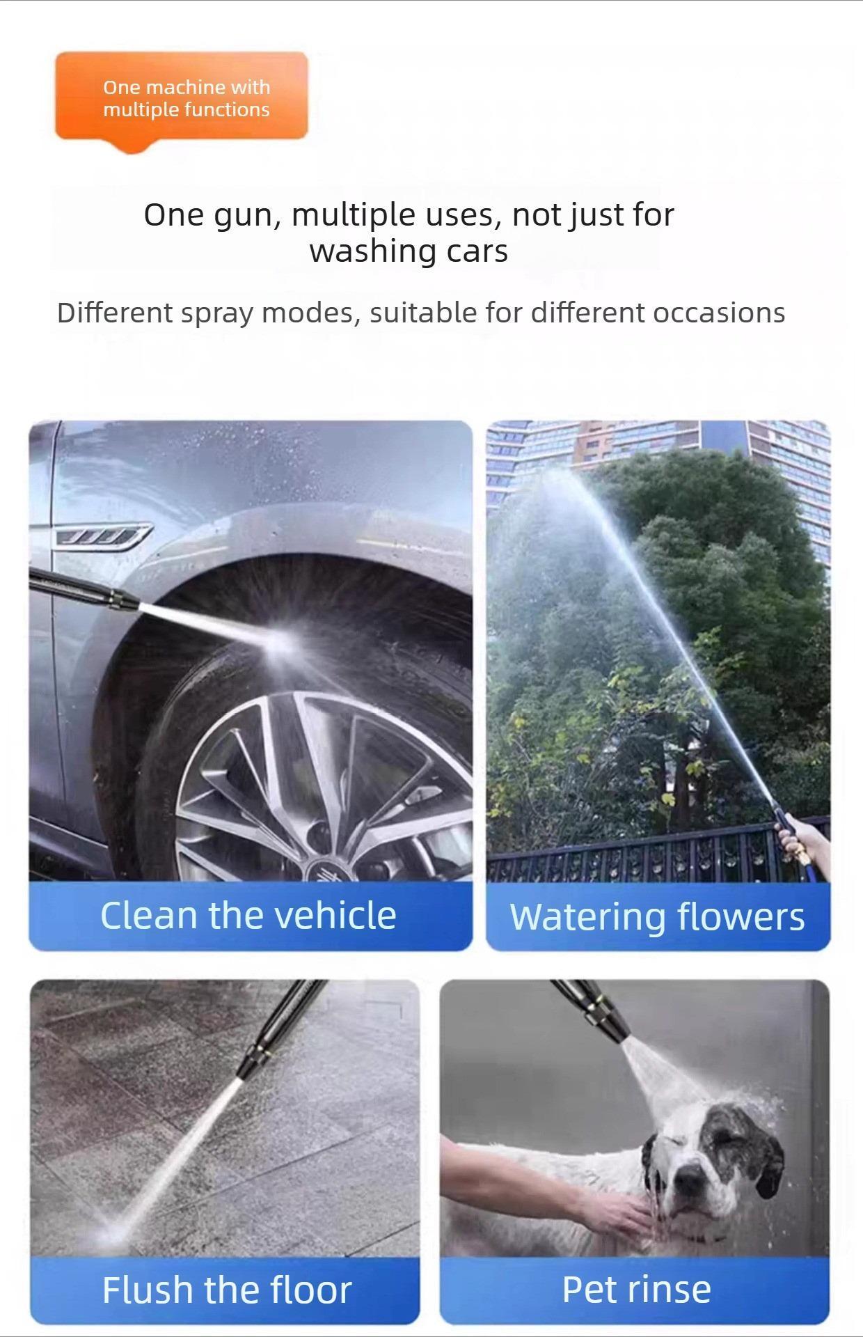 Home Hige Pressure Car Wash Water Gun with Booster Nozzle Home Hige Pressure Car Wash Water Gun with Booster Nozzle