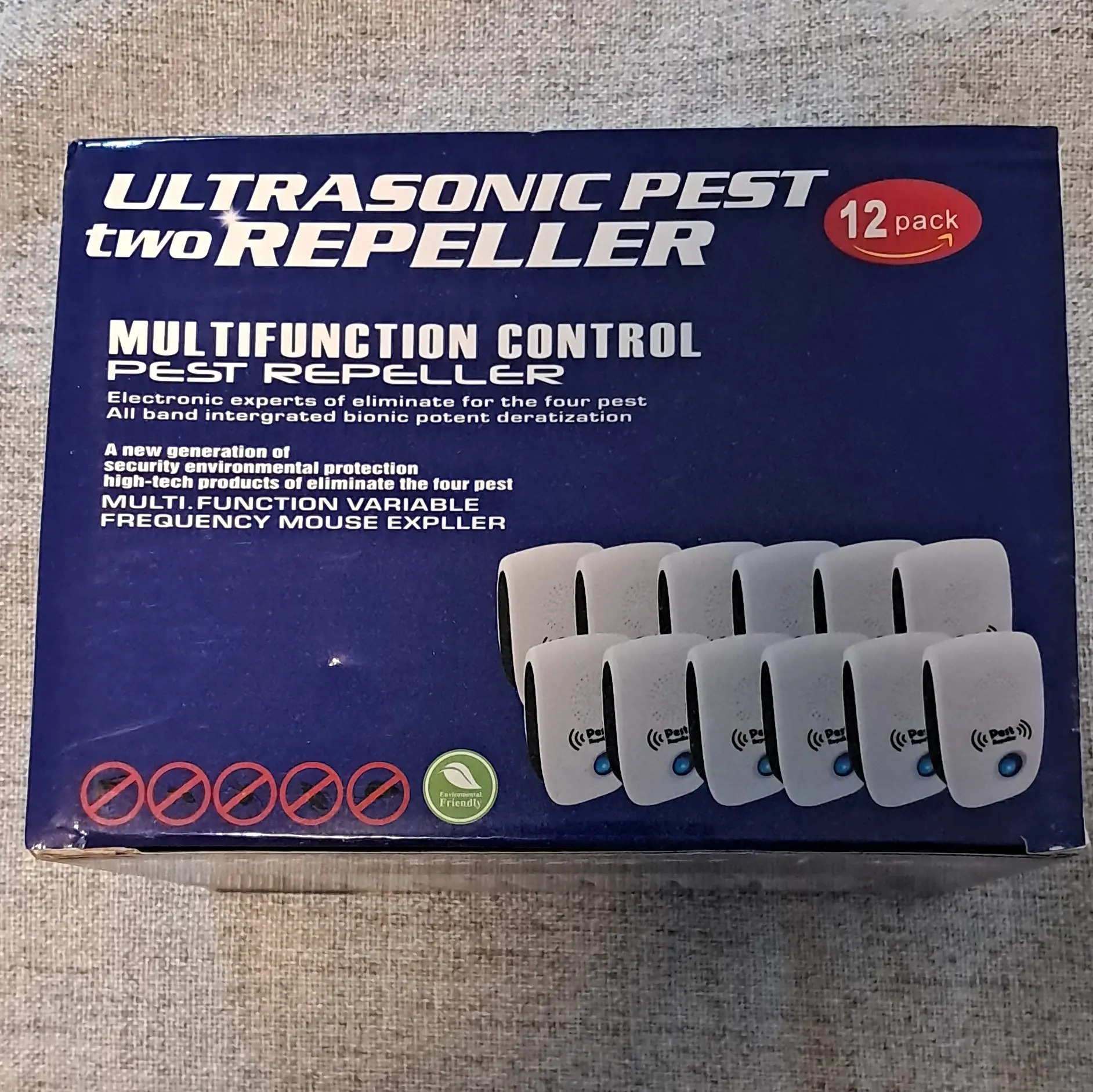 plug-in Ultrasonic Pest Repeller 12 pack