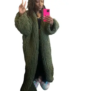 Hand Knit Duster/Robe for Women - Perfect for a Cozy Night in