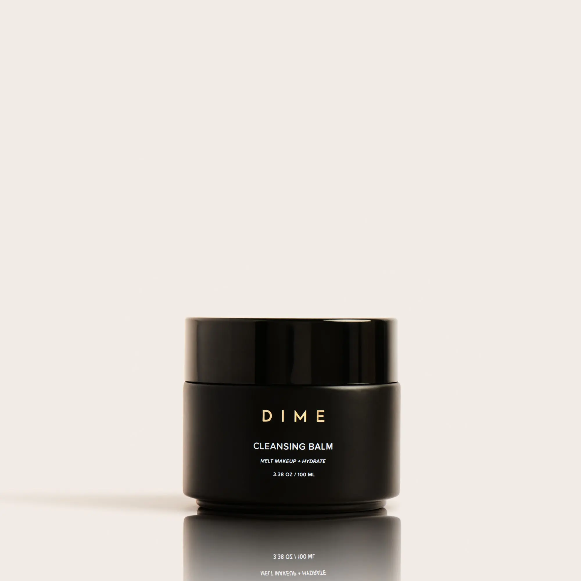 DIME Cleansing Balm | 2-in-1 Hydrating Face Cleanser & Overnight Mask | Makeup Remover with Squalane