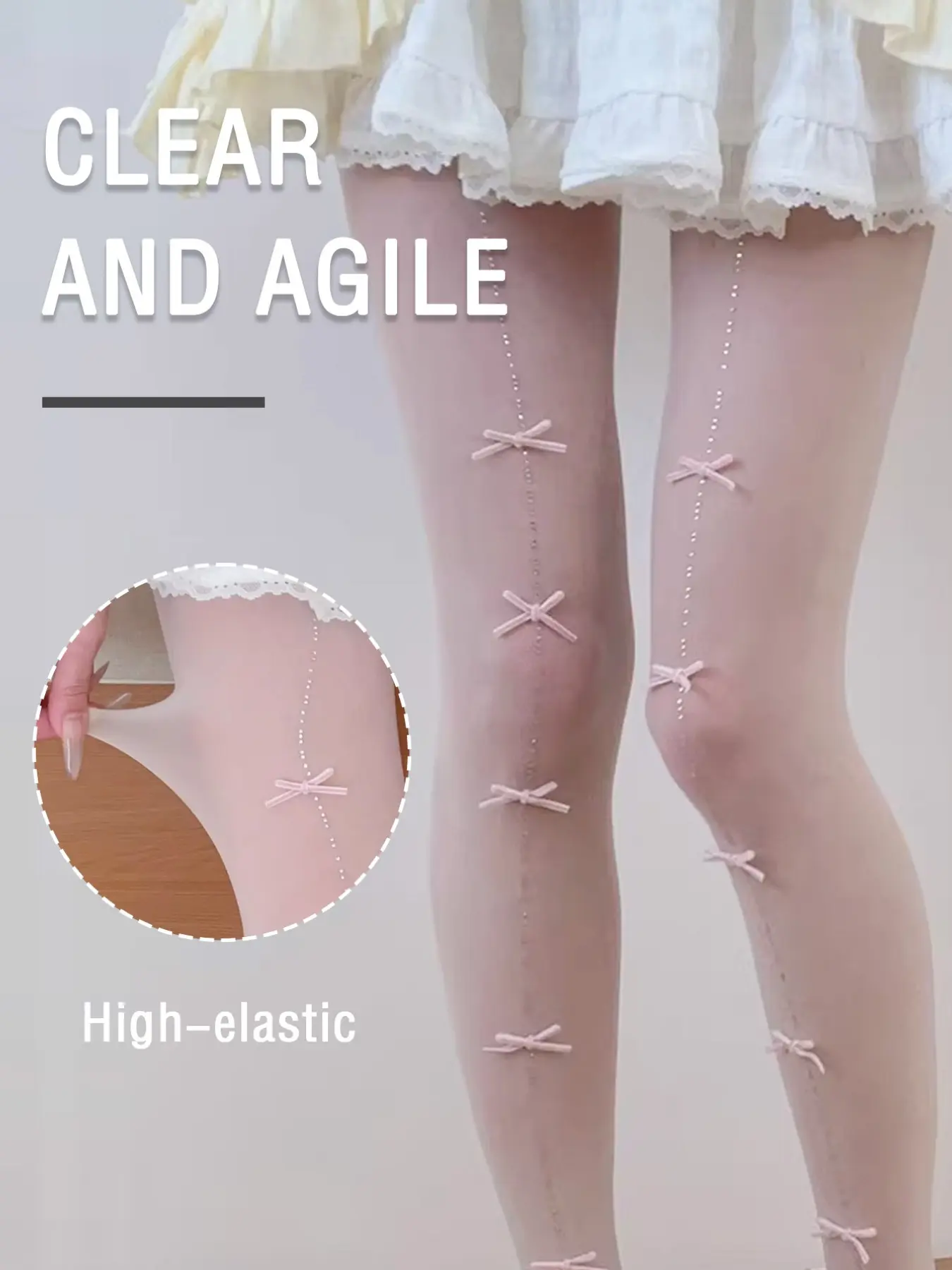 Bow Rhinestone Socks, Perfect for Dates, Stylish and Eye-Catching, Elevate Your, Ideal for Special Occasions
