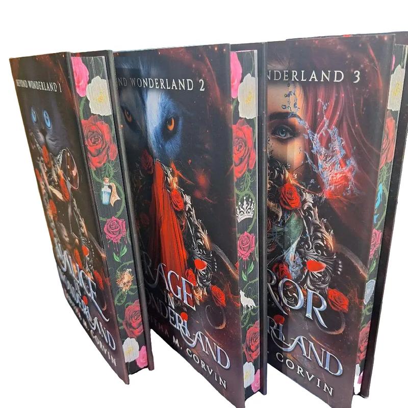 Sprayed Edges Wonderland Hardback Set by Tabitha Corvin. Alice in ...