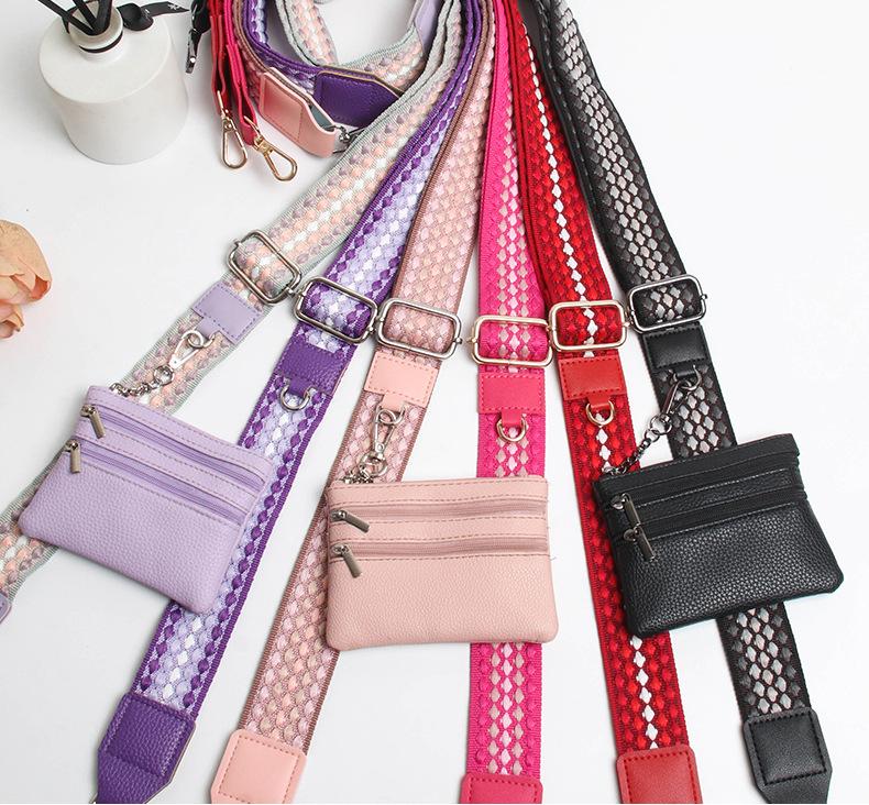 Popular mobile phone bag strap, long shoulder strap, women's bag replacement strap, adjustable neck strap, coin purse shoulder strap