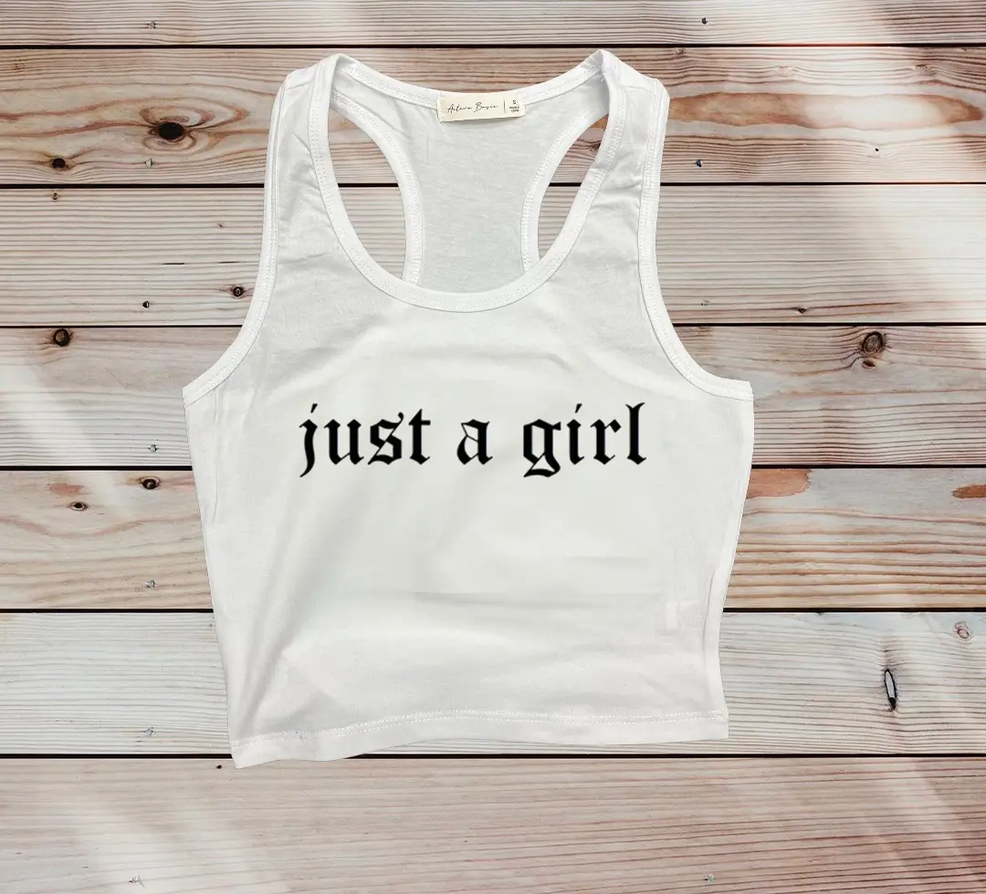 just a girl tank