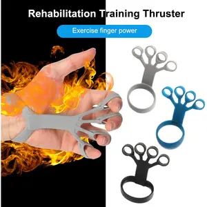 Silicone Grip Device Finger Exercise Stretcher Arthritis Hand Grip Trainer Strengthen Rehabilitation Training To Relieve Pain