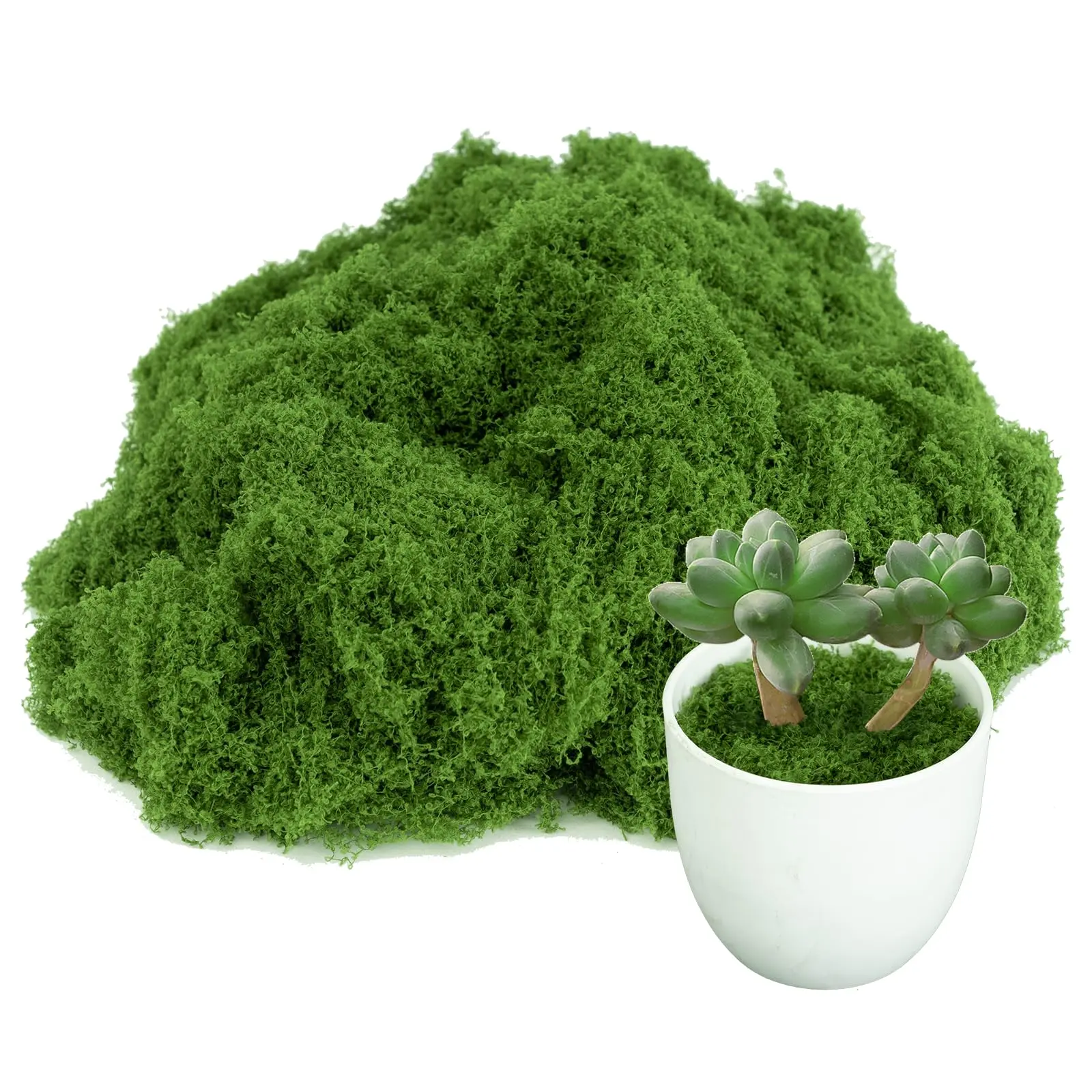 Artificial Moss Grass Turf Decoration(No Pot), 1 Set Faux Greenery for DIY Bonsai & Micro Landscape, Decorative Artificial Potted Plant for Home, Garden,Party and Wedding, Artificial Shrubs,Artificial Plants, Artificial Fake Plants backyard patio