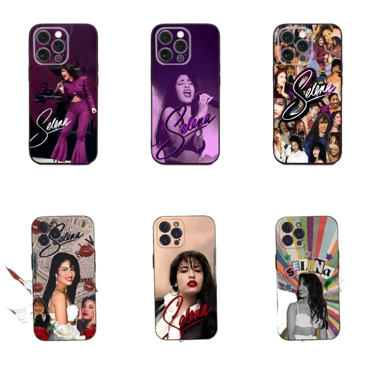 S-Selena Quintanilla TPU Protective Smartphone Cover - Durable Phone Accessory for iPhone 12/13/14/15/16/17 Pro Max, Pro Plus, Holiday Gift for Fans, Reliable Device Protection