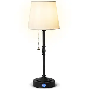 Rechargeable Table Lamp – Cordless Lamp for Living Room & Bedside/Nightstand Use, 3-Level Brightness Battery-Powered LED Lamp for Table Decor, Home, Restaurant, and Emergency Situations