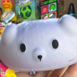 Pure breads bagel slow rise squishy pup stress relief toy