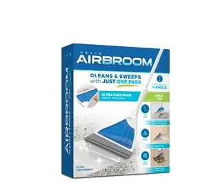 Helio Air Broom, All Surface Lightweight Silicone Broom, Squeegee, Pet Hair Remover, Indoor Cleaning.....