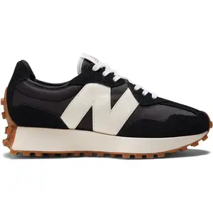 Women's New Balance 327 Lifestyle Black White (WS327BL)