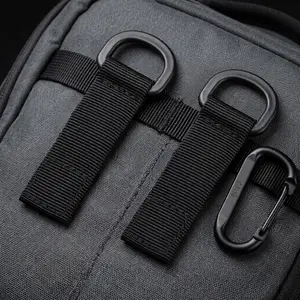 Multi-Function Nylon Strap Buckle 2-Pack, Quick-Release Design for Outdoor Camping Hiking, Lightweight Durable Snap Hook for Backpack Gear, Pet Leash Accessory, Climbing Carabiner Tool.