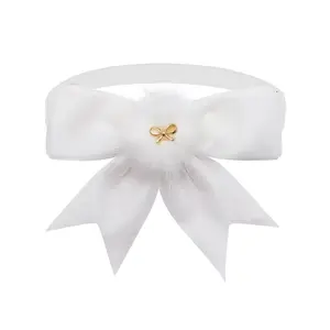 Pet Collars Dog Cat Bow Tie Collar Adjustable Cat Neck Bow Christmas Holiday Outfit Dressing up Necklace Pet Accessories Does not apply