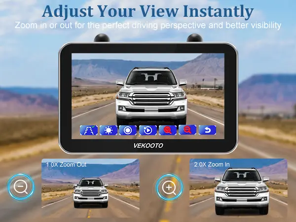 VEKOOTO VK7 Pro Magnetic Solar Wireless Backup Camera 7'' IPS Touchscreen Monitor IP69 Waterproof HD1080P No Wiring Rechargeable Camera for RV Trailer Camper Blind Spot Truck Automotive Backup Camera for Truck IR Night Vision farmer toolupgrade VEKOOTO VK7 Pro Magnetic Solar Wireless Backup Camera 7'' IPS Touchscreen Monitor IP69 Waterproof HD1080P No Wiring Rechargeable Camera for RV Trailer Camper Blind Spot Truck Automotive Backup Camera for Truck IR Night Vision farmer toolupgrade