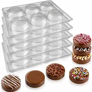 Food-Grade Plastic Chocolate Covered Mold Compatible with Oreo Cookies (5)