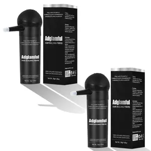 Adglamful 2-Pack Men's Hair Building Fiber Powder, Instantly Thickens for Immediate Fullness | Spray Nozzle Design | Easy to Use and Clean | Volumizing Styling Powder for Men