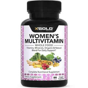 Vegan Women's Multivitamin 50+ Organic Superfoods Energy Immune Boost Dietary Supplement for Optimum Health