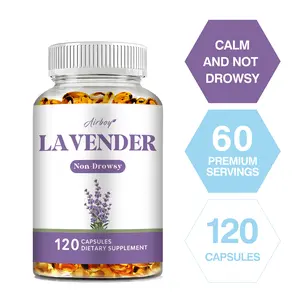 Airboy - Lavender Extract Vegetarian Capsules - Premium Sleep Supplement - Calming, Sleep Support - 60/120 Capsules