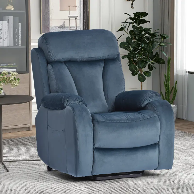 Small Power Lift Recliner for Elderly, Lift Chair Recliners, Electric Recliner Chairs for Seniors, Remote Control, Adjustable, Side Pocket