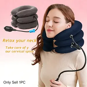 Inflatable Air Cervical Traction Neck Stretcher, Simple Operation for Neck Muscle Tension Management, Home Use Device, Christmas Gift