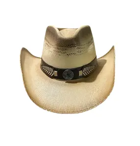 Fine Bangora Straw Cowboy Hat