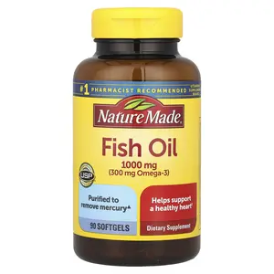 Nature Made Fish Oil, 1,000 mg, 90 Softgels