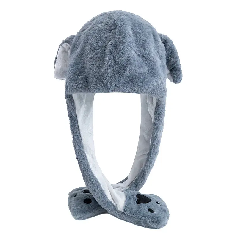 Hot Sale Unisex Funny Ear Hat Animal Style Couple Cute Ear Moving Up Cap Men Women Girls Rabbits Ears Plush Winter Lovely Hat Hot Sale Unisex Funny Ear Hat Animal Style Couple Cute Ear Moving Up Cap Men Women Girls Rabbits Ears Plush Winter Lovely Hat 