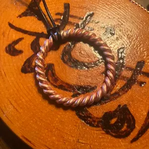 Galactic Cubit Tensor Ring/Pendant- 8 Gauge Brazed Single Twist