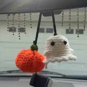 Ghost pumpkin car accessories