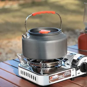 Outdoor Camping Water Kettle Coffee Pot Tea Pot, Large Capacity Portable for Hiking Fishing Picnic BBQ, Fashionable Outdoor Adventure Gear, Camping Kitchenware, Camping Equipment, Camping Accessories